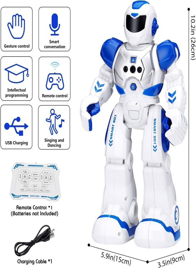 Magicwand R/c Rechargeable Gesture Sensing,Walking Programmable Robot with Demo Mode Smart Bot for Kids with Lights - Image 4